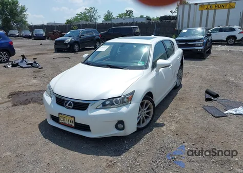 2011 Lexus Ct 200H Premium from USA, damaged, VIN JTHKD5BH9B2005894